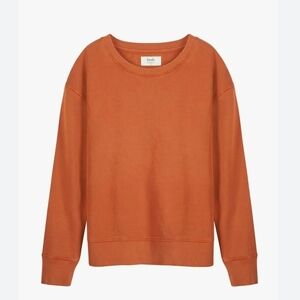 Hush Women's Warm orange autumn  Crew Neck Sweater Size S